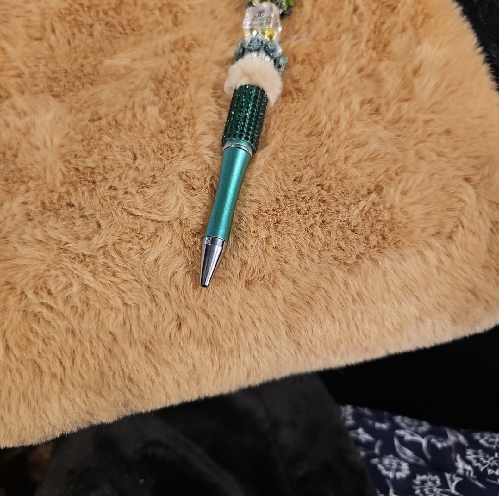 Inspired Green Butterfly Decorative Ballpoint Pen - Picture 4 of 6